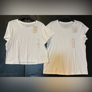 Universal Thread Kids' Bright White Short Sleeve Tees- 2 for $10